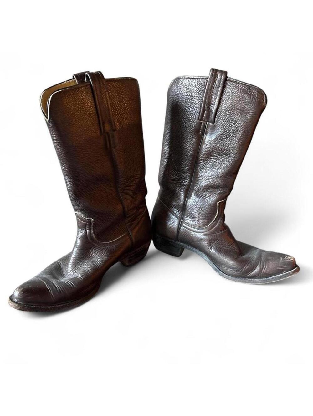 Rare Vintage Frye Leather Boots Women's 8.5 C (Wide)